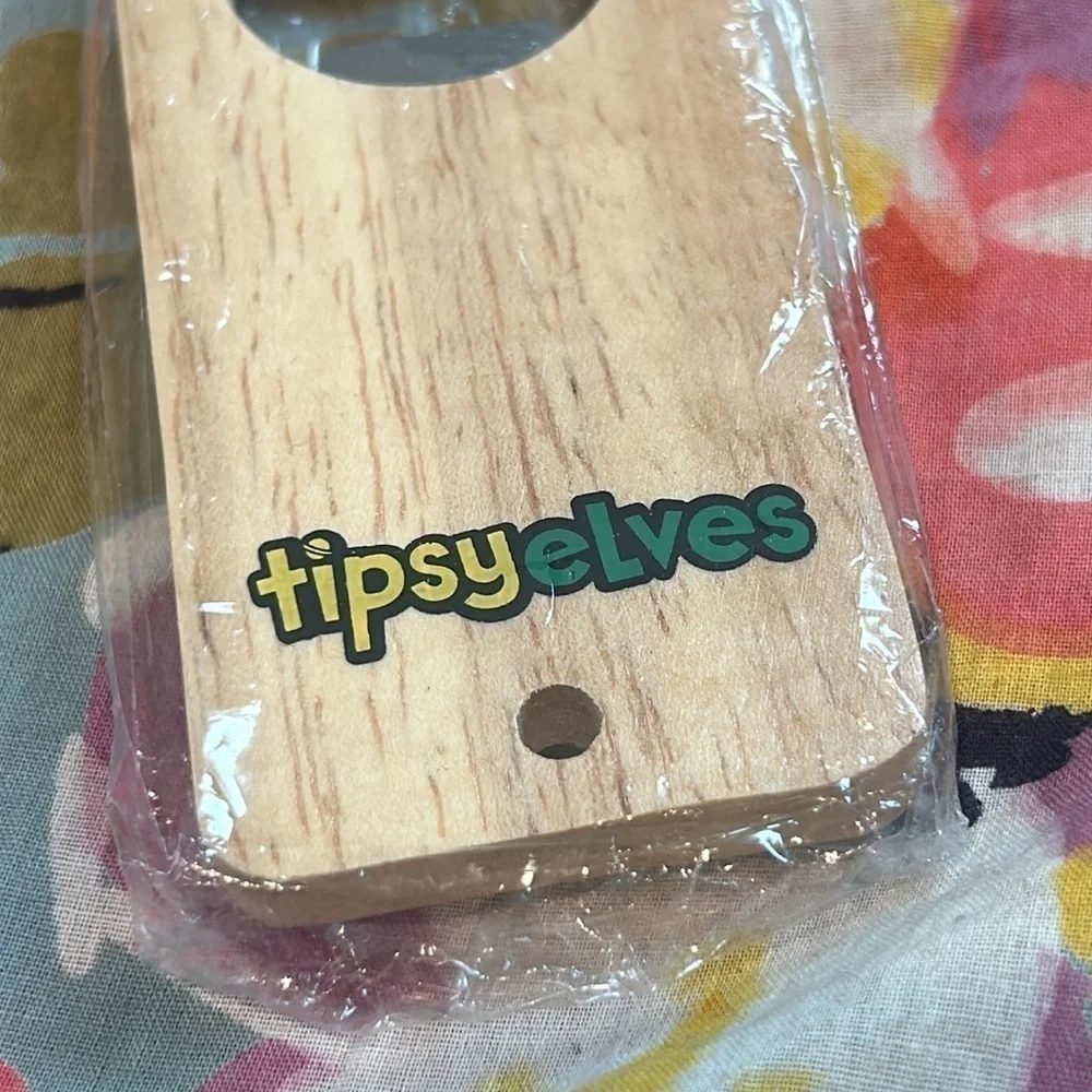 Tipsy elves, wooden bottle opener unisex travel gift pocket size